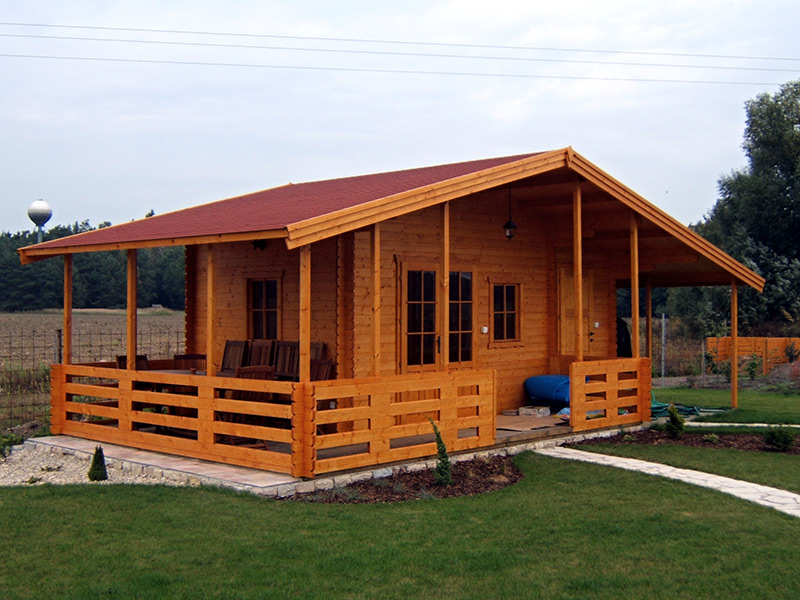 Dřevěná chata Mariana.