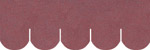 Asfaltový šindel – červený, bobrovka